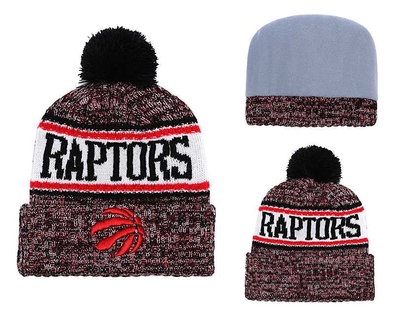 Raptors Banner Block Fashion Pom Knit Hat,We sell and wholesale Raptors Banner Block Fashion Pom Knit Hat on line form chian!
